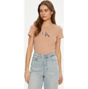 Dámské tričko Calvin Klein dámské oranžové tričko 20009597-2198064