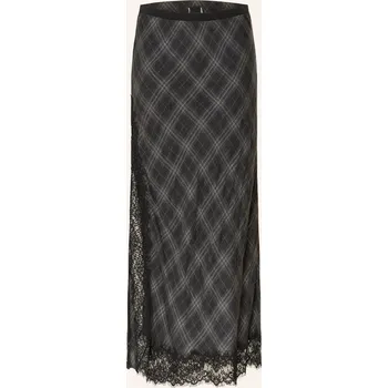 Dámská sukně Pinko Dámská Sukně S Krajkou A Třpytivou Nití, tmavě šedá /...