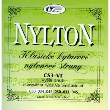 Struna pro kytaru a smyčcový nástroj Struny pro klasickou kytaru GorStrings CS3-VT 3045
