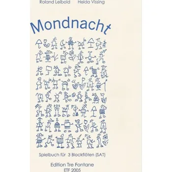 Mondnacht - Lehké skladby pro trio zobcových fléten (SAT)