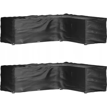 Krycí plachta Zahradní obal na soupravu 285 x 220 x 80 cm černý