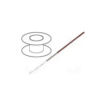 elektrický kabel Vodič koaxiální RG178BU 1x50Ω licna ocelové, poměděné FEP