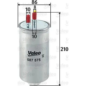 Palivový filtr Palivový filtr VALEO 587575