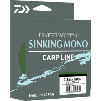 Daiwa Vlasec Infinity Sinking Mono Olive 500m 0,300mm 6,9kg