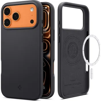 Náhradní díl pro mobilní telefon Kryt Spigen Silicone Fit Mag Magsafe iPhone 17 Pro Max Black