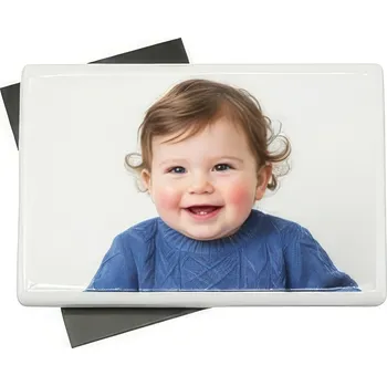 Dekorativní magnet Keramická magnetka s vlastní fotkou 7x5 cm