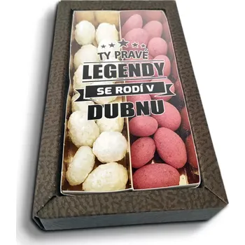 Čokoláda Sablio Mandle v čokoládě Ty pravé legendy se rodí v dubnu - 2x 80g