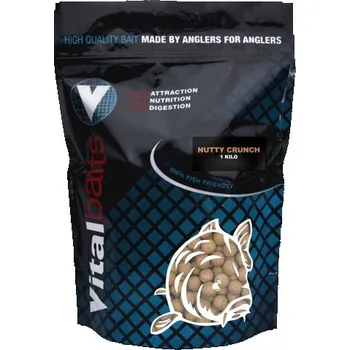 Boilies Vitalbaits Boilies Nutty Crunch 1kg 24mm