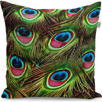 Polštář Sablio Polštář Paví peří - 50x50 cm