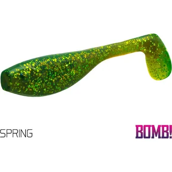 Umělá nástraha Delphin Gumová nástraha BOMB! Fatty 12cm Spring 5ks