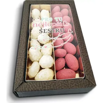 Čokoláda Sablio Mandle Pro tu nejlepší sestru - 2x 80g