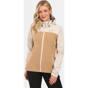 Dámská bunda Dámská softshellová bunda Kilpi RAVIA-W béžová 50
