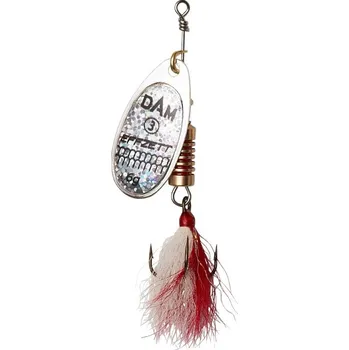 Umělá nástraha Effzett Třpytka Standard Spinner Dressed 6g Velikost 3 Reflex Sliver