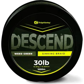 Příze RidgeMonkey Šňůra Descend Sinking Braid 1000m 0,35mm 30lb