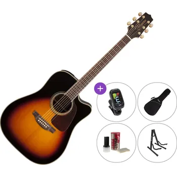 Elektroakustická kytara Takamine GD71CE SET 2 Sunburst Elektroakustická kytara Dreadnought