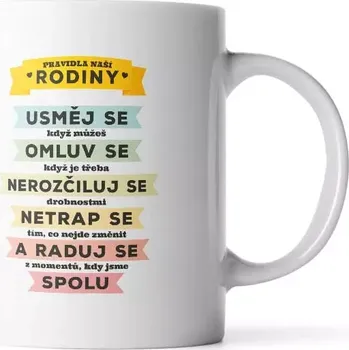 Sablio Hrnek Pravidla naší rodiny - 330 ml - standard