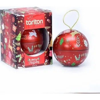 Čaj TARLTON - VENTURE TEA TARLTON Christmas Bauble Vanilla plech 30g