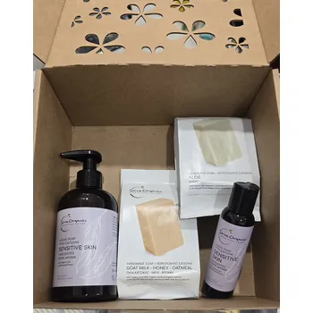 Kosmetická sada Sirra Organics Vánoční sada mýdel Sensitive skin