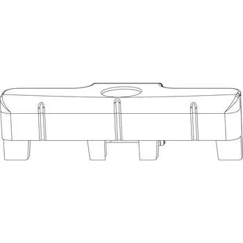 Příslušenství k oknu MACO uzávěr HG PVC 12/20-13, KBE/KÖMMERLING/TROCAL 76 (364184)