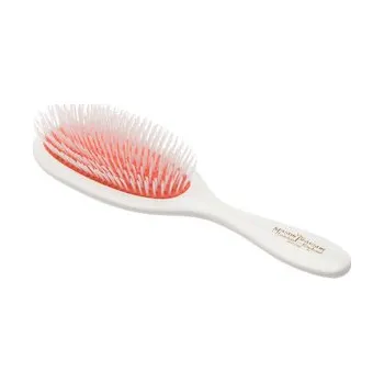 kartáč na vlasy Mason Pearson Handy Nylon Hairbrush N3 kartáč s nylonovými štětinami pro husté vlasy 1 ks, Bílá
