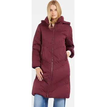 Dámský kabát Guess dámský vínový péřový kabát 20021405-7622336601329
