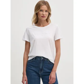 Dámské tričko Pepe Jeans dámské bílé tričko Espe 20013965-2143040