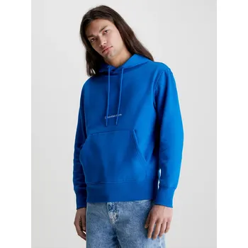 Pánská mikina Calvin Klein pánská modrá mikina INSTITUTIONAL 20008906-8720107687387