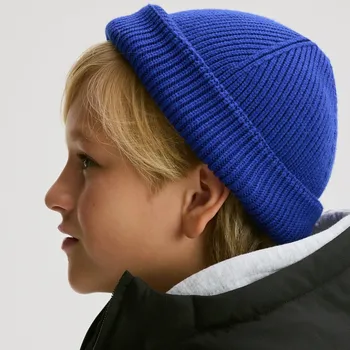 Čepice Reserved - Žerzejová čepice s nášivkou - modrá - 726GT-55X - 726GT-55X-5Y9