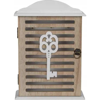 Věšák Stojanový věšák, závěsný, dřevěný ootb bílý, odstíny hnědé