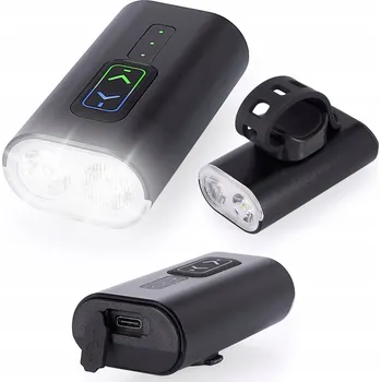 Cyklosvítilna Přední světlo na kolo, výkonné LED svítilna, USB-C, 1000 lm