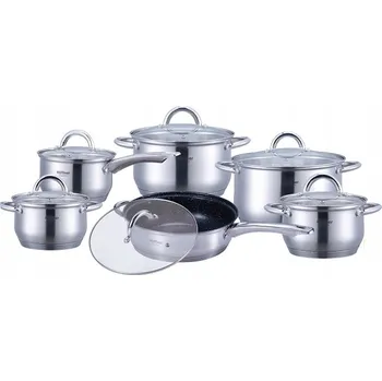 Sada nádobí Sada hrnců nerezová ocel Hoffner, 12 dílů.