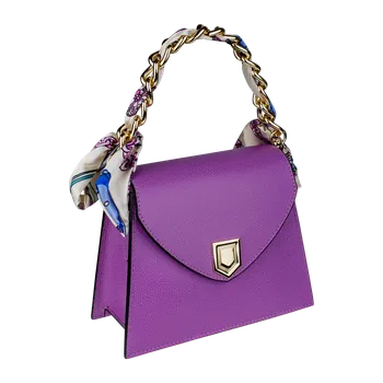 NovaKabelka.cz Kožená italská kabelka Virginia Viola Chiara