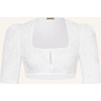 Dámská halenka Gottseidank Dámská Dirndl Halenka Ava, bílá, 34