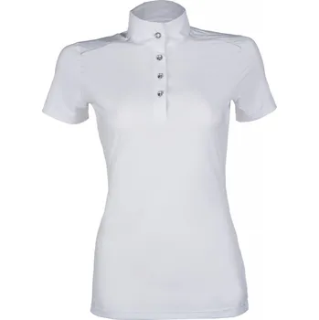 Jezdectví Závodní tričko -Premium- Bílé - S