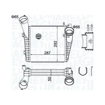 Chladič motoru Chladič turba MAGNETI MARELLI 351319204400