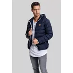 Pánská bunda Urban Classics Basic Bubble Jacket velikost XXL nvy/wht/nvy