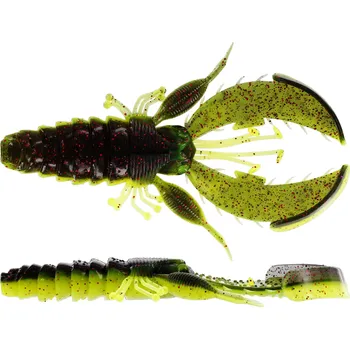 Umělá nástraha Westin Gumová nástraha CreCraw Creaturebait 8,5cm 7g Black/Chartreuse 5ks