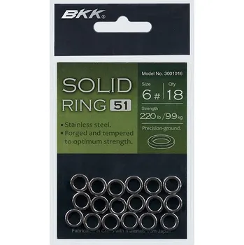 BKK Kroužek Solid Ring-51 Velikost 9 408kg 12ks