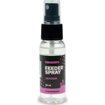 Návnadové aroma Mikbaits Dip Feeder spray Jahoda 30ml