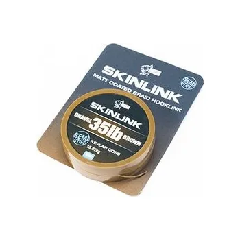 Nash Šňůrka SkinLink Semi-Stiff 10m 35lb Gravel Brown
