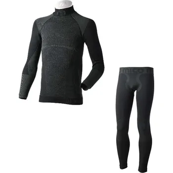 Set dětského termoprádla Funkční komplet MICO KIDS SHIRT+TIGHT PANTS WARM CONTROL - NERO L