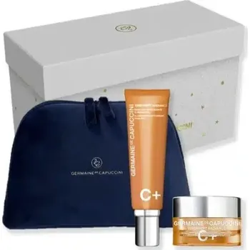 Kosmetická sada Germaine de Capuccini Timexpert C+ Vánoční Set - Antioxidační rozjasňující Emulze 50 ml + Antioxidační rozjasňující krém na oční okolí 15 ml Dárková sada