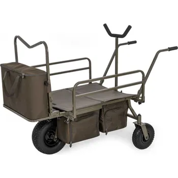 Rudl Avid Carp vozík Transit Tri-Terrain Barrow (Do každého detailu vyladěný transportní vozík pro rybáře.)