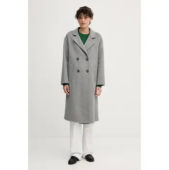 Dámský kabát Kabát s příměsí vlny Gaudi 521FD35010 šedá 90X, vel. M