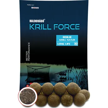 Boilies Haldorádó Boilies Krill Force Long Life 700g 30mm Krill Natur