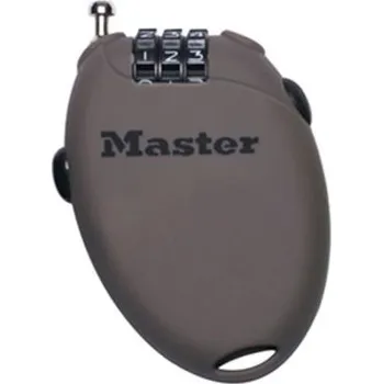 Zámek na kolo Zatahovací kabelový zámek 4603EURD Master Lock - hnědý