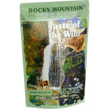 Krmivo pro kočku 12x85g Taste of the Wild Rocky Mountain s kuřecím vlhké krmivo pro kočky