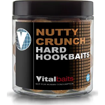 Boilies Vitalbaits Boilies Hard Hook Bait Nutty Crunch 100g 14mm