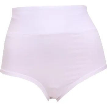 Souprava dámského spodního prádla Kalhotky Andrie s vysokým pasem a bambusem PS1082 bílá velikost 3XL-54/56