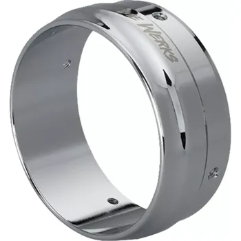 Výfuk pro motocykl Zakončení koncovky výfuku KHROME WERKS pro výfuky s vnějším průměrem 11,5 cm (4,5") CHROME RACE TIP